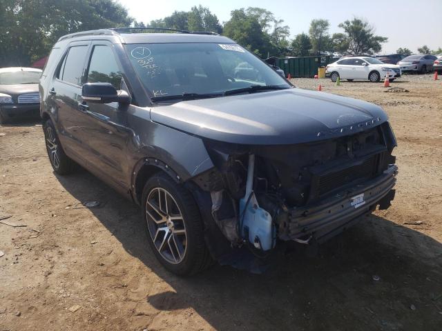 FORD EXPLORER S 2016 with VIN 1FM5K8GT9GGC80755 - Photo from auction