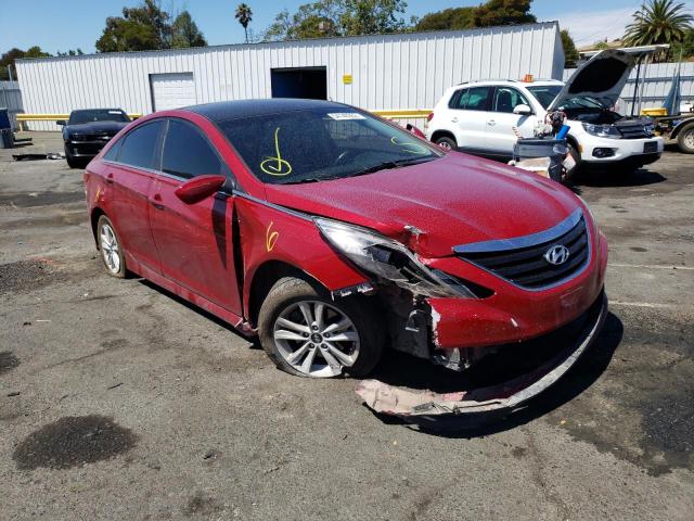 HYUNDAI SONATA GLS 2014 with VIN 5NPEB4AC1EH834384 - Photo from auction