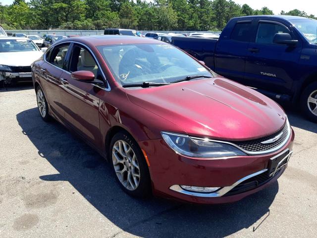 CHRYSLER 200 C 2016 with VIN 1C3CCCCGXGN125989 - Photo from auction