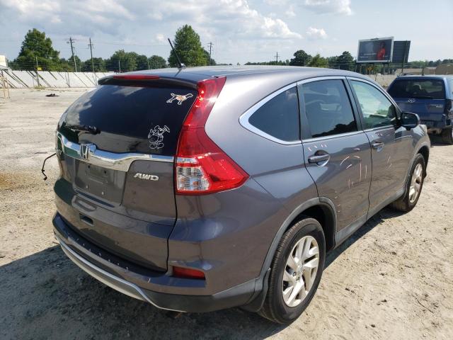 Photo 4 from auction – 2016 HONDA CR-V EX with VIN 2HKRM4H5XGH619236
