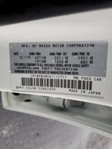 Photo 10 from auction – 2019 MAZDA 3 SELECT with VIN JM1BPBAM5K1115711