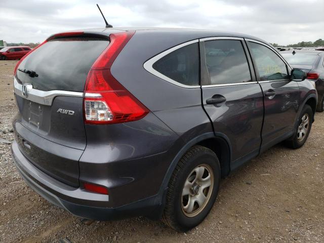 Photo 4 from auction – 2015 HONDA CR-V LX with VIN 5J6RM4H36FL042546