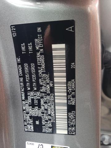 Photo 10 from auction – 2022 LEXUS RX 450H with VIN 2T2JGMDA9NC078943