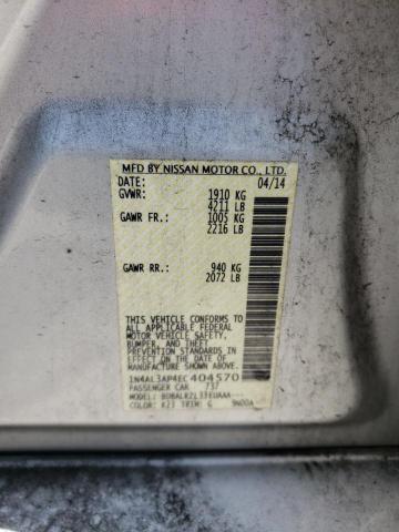 Photo 10 from auction – 2014 NISSAN ALTIMA 2.5 with VIN 1N4AL3AP4EC404570