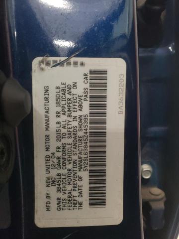 Photo 10 from auction – 2005 PONTIAC VIBE with VIN 5Y2SL63845Z445395