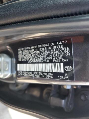 Foto 10 de la subasta – 2012 TOYOTA YARIS con VIN JTDKTUD31CD529708