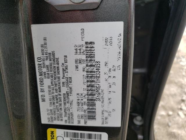 Photo 10 from auction – 2017 FORD FUSION S with VIN 3FA6P0G71HR304058