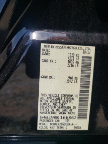 Photo 10 from auction – 2013 NISSAN ALTIMA with VIN 1N4AL3AP0DC166862
