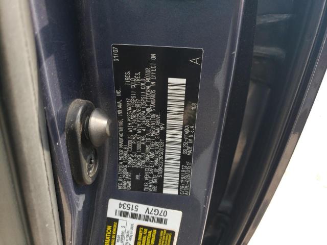 Photo 10 from auction – 2007 TOYOTA SIENNA XLE with VIN 5TDBK22C87S001281