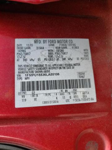 Photo 10 from auction – 2006 FORD EXPEDITION with VIN 1FMPU15536LA55106