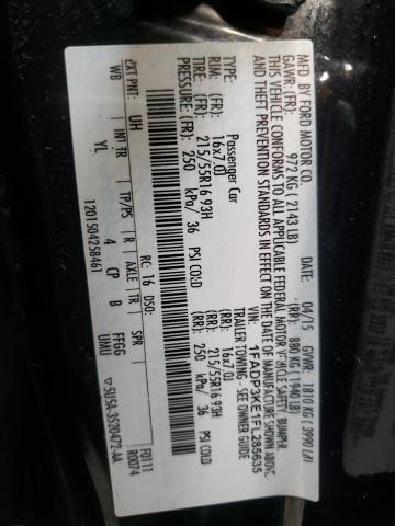 Photo 10 from auction – 2015 FORD FOCUS SE with VIN 1FADP3KE1FL285635