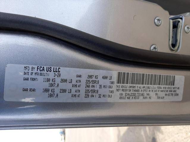 Photo 10 from auction – 2020 JEEP COMPASS LI with VIN 3C4NJDCB2LT231061