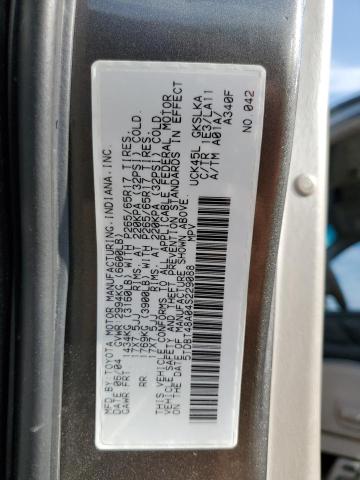 Photo 10 from auction – 2004 TOYOTA SEQUOIA LI with VIN 5TDBT48A04S229088