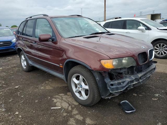BMW X5 3.0I 2001 with VIN WBAFA53591LM79771 - Photo from auction