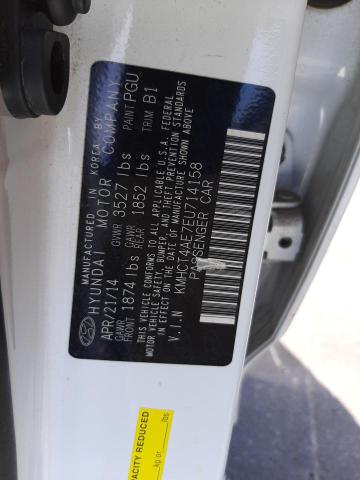 Photo 10 from auction – 2014 HYUNDAI ACCENT GLS with VIN KMHCT4AE7EU714158