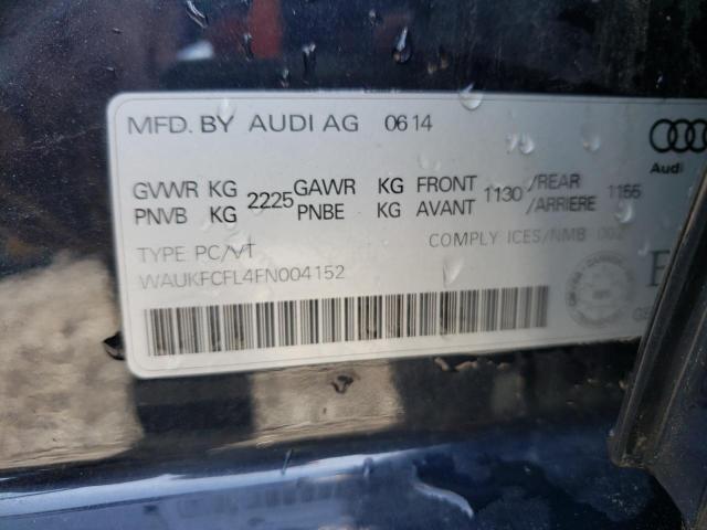 Photo 10 from auction – 2015 AUDI A4 PRESTIG with VIN WAUKFCFL4FN004152