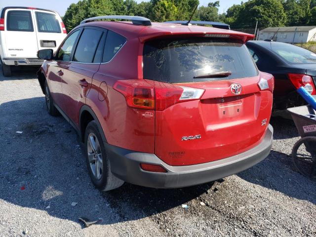Photo 3 from auction – 2015 TOYOTA RAV4 XLE with VIN JTMRFREV7FD153717