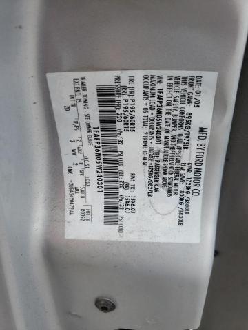Photo 10 from auction – 2005 FORD FOCUS ZXW with VIN 1FAFP36N05W240301