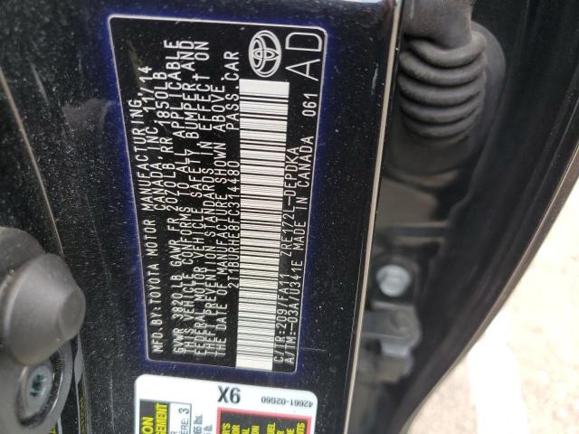 Photo 10 from auction – 2015 TOYOTA COROLLA L with VIN 2T1BURHE8FC314480