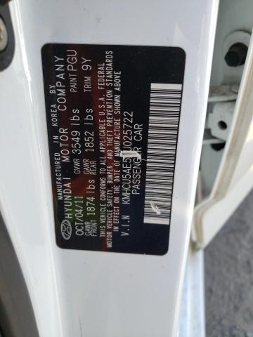 Photo 10 from auction – 2012 HYUNDAI ACCENT GLS with VIN KMHCU5AE5CU025722