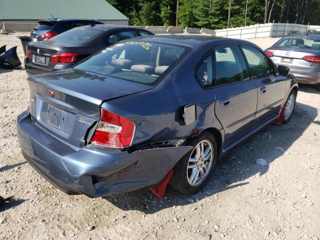 Foto 4 de la subasta – 2005 SUBARU LEGACY 2.5 con VIN 4S3BL616657208954