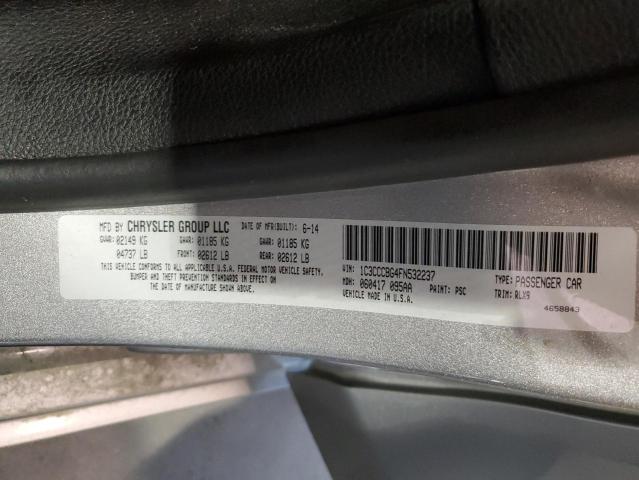 Photo 10 from auction – 2015 CHRYSLER 200 S with VIN 1C3CCCBG4FN532237