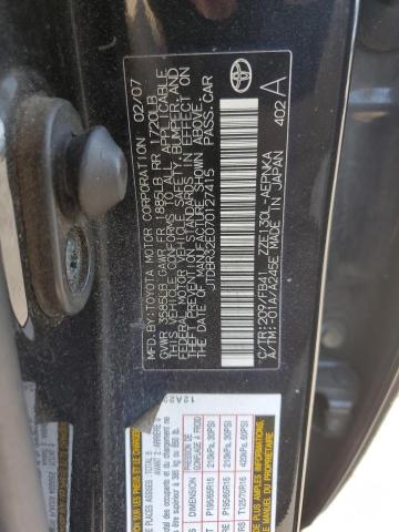 Photo 10 from auction – 2007 TOYOTA COROLLA CE with VIN JTDBR32E070127415