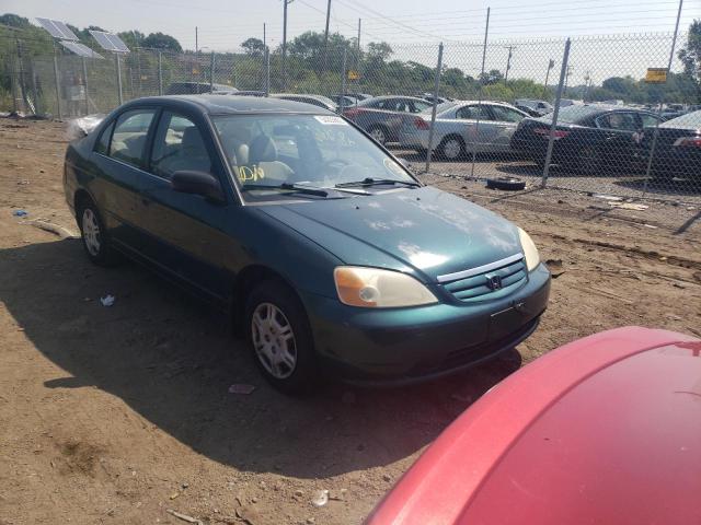 Photo 1 from auction – 2002 HONDA CIVIC DX with VIN 2HGES161X2H505596