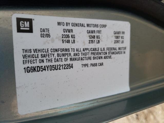 Photo 10 from auction – 2005 CADILLAC DEVILLE with VIN 1G6KD54Y05U212264