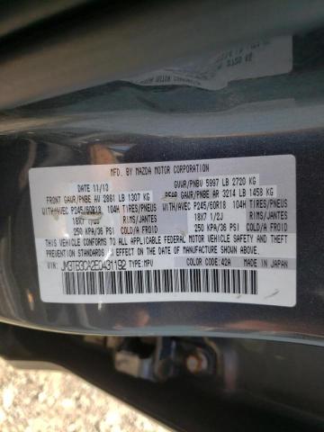 Photo 10 from auction – 2014 MAZDA CX-9 TOURI with VIN JM3TB3CA2E0431192
