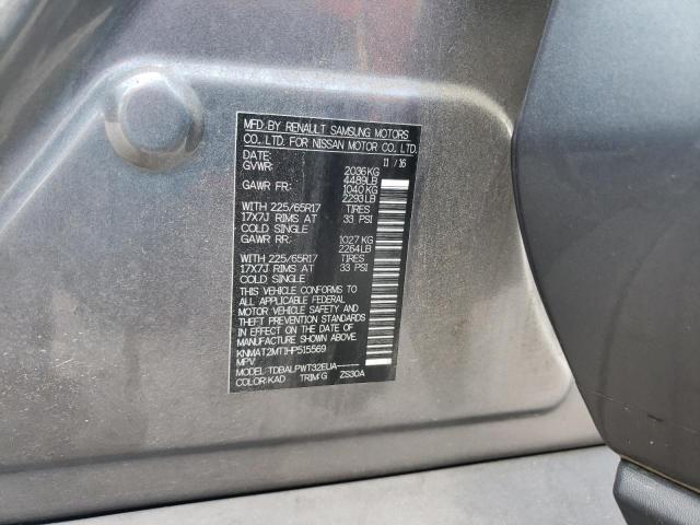 Photo 10 from auction – 2017 NISSAN ROGUE S with VIN KNMAT2MT1HP515569