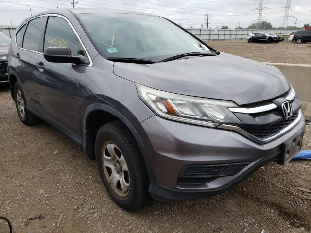 HONDA CR-V LX 2015 with VIN 5J6RM4H36FL042546 - Photo from auction