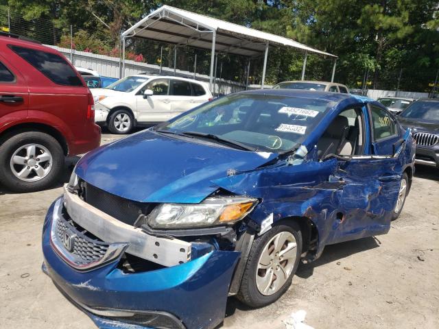 Photo 2 from auction – 2014 HONDA CIVIC LX with VIN 19XFB2F59EE084868