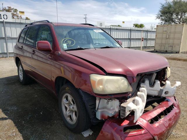 TOYOTA HIGHLANDER 2004 مع رقم تعريف المركبة JTEGD21A040087051 - صورة من المزاد