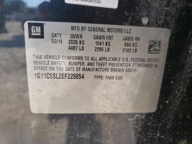 Photo 10 from auction – 2014 CHEVROLET MALIBU 1LT with VIN 1G11C5SL2EF228854