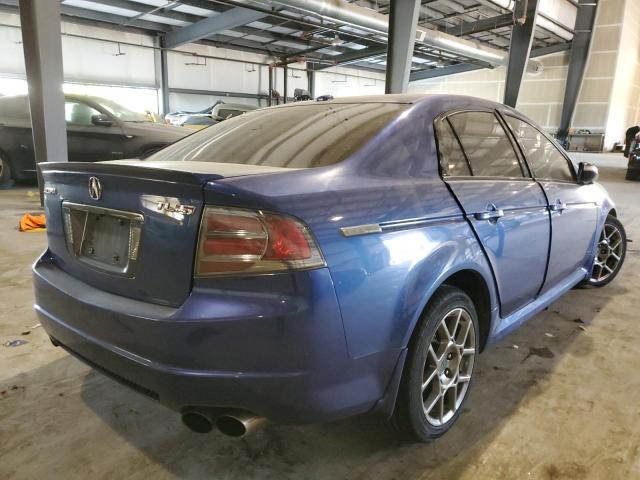 Photo 4 from auction – 2007 ACURA TL TYPE S with VIN 19UUA76527A016040