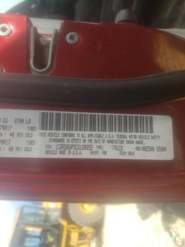 Photo 10 from auction – 2012 DODGE RAM 1500 S with VIN 1C6RD6GP5CS128252