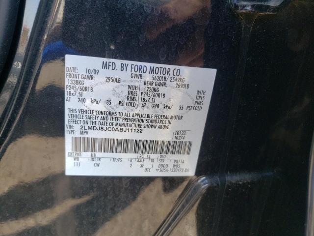 Photo 10 from auction – 2010 LINCOLN MKX with VIN 2LMDJ8JC0ABJ11122