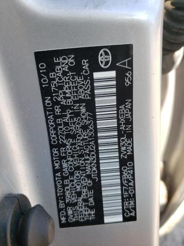Фото 10 с аукциона – 2010 TOYOTA PRIUS с VIN JTDKN3DU2A1306377