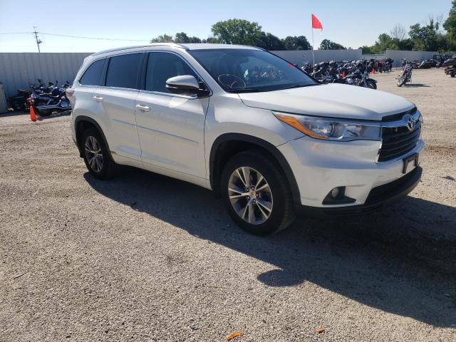 TOYOTA HIGHLANDER 2014 with VIN 5TDJKRFH4ES062666 - Photo from auction