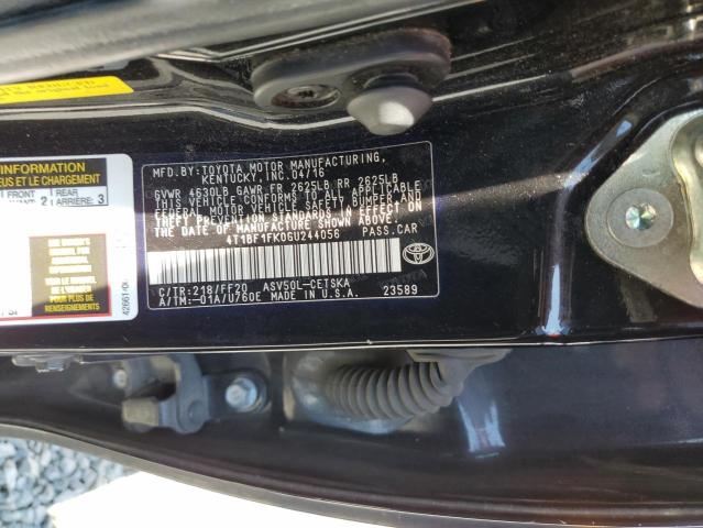 Photo 10 from auction – 2016 TOYOTA CAMRY LE with VIN 4T1BF1FK0GU244056