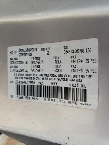 Photo 10 from auction – 2006 DODGE RAM 1500 S with VIN 1D7HA18N46J173650