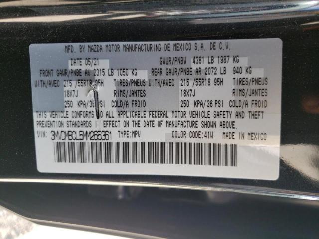 Photo 10 from auction – 2021 MAZDA CX-30 PREF with VIN 3MVDMBCL5MM265361