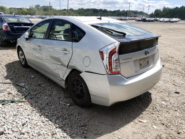 Photo 3 from auction – 2012 TOYOTA PRIUS with VIN JTDKN3DU7C5500799