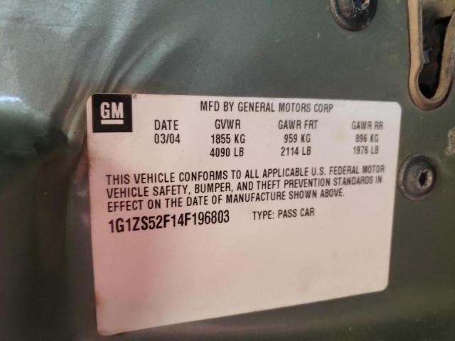 Photo 10 from auction – 2004 CHEVROLET MALIBU with VIN 1G1ZS52F14F196803