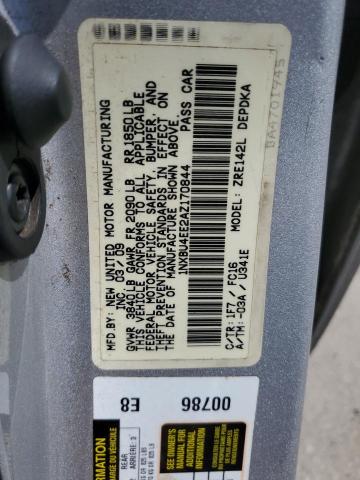 Photo 10 from auction – 2010 TOYOTA COROLLA BA with VIN 1NXBU4EE2AZ170844