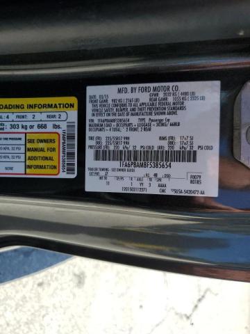 Photo 10 from auction – 2015 FORD MUSTANG with VIN 1FA6P8AM8F5385654