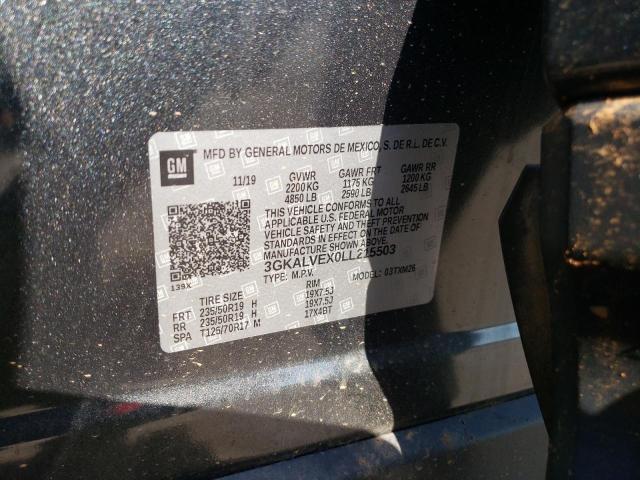 Photo 10 from auction – 2020 GMC TERRAIN SL with VIN 3GKALVEX0LL215503