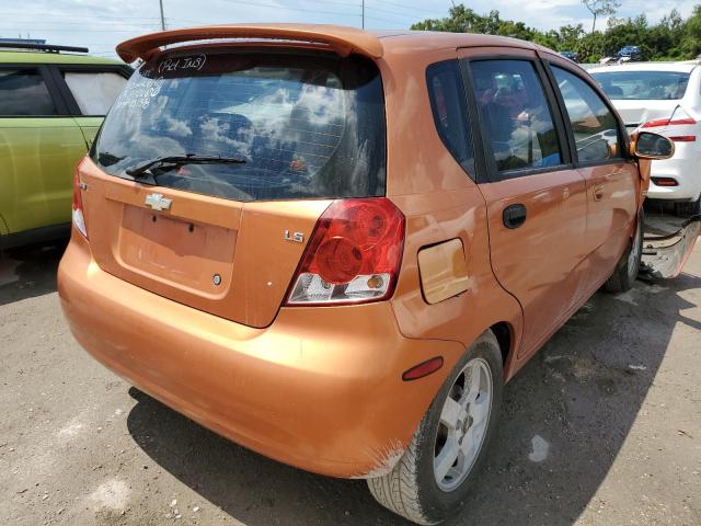 Photo 4 from auction – 2007 CHEVROLET AVEO BASE with VIN KL1TD66677B731398