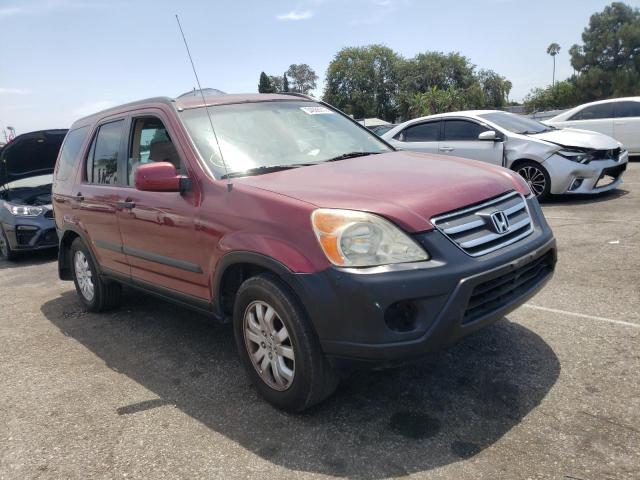 HONDA CR-V EX 2006 with VIN JHLRD78856C011133 - Photo from auction